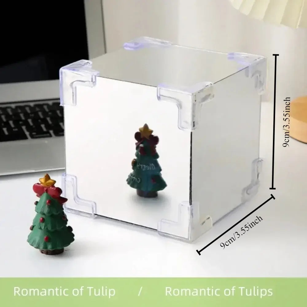 Floral Mirror Cube